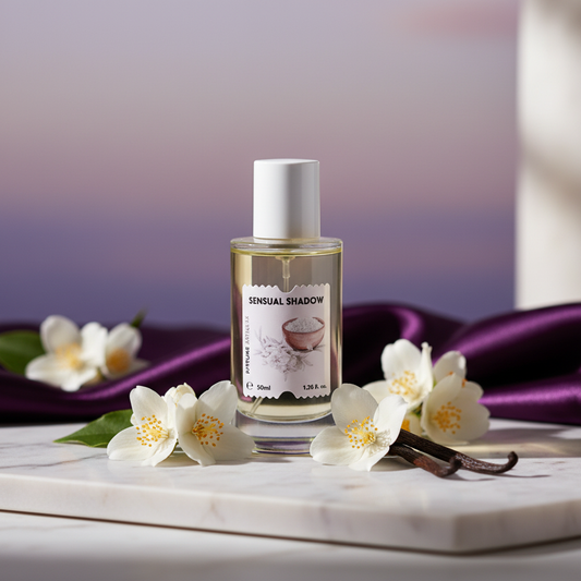 Sensual Shadow perfume elegant setting